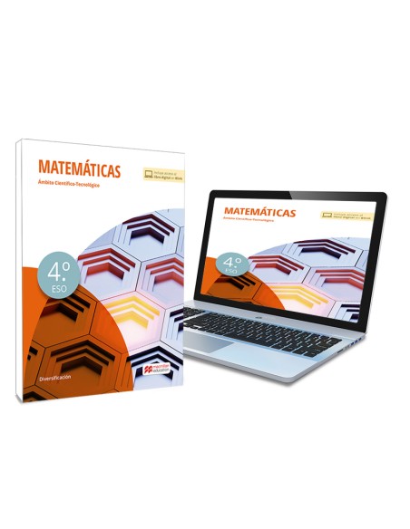 Matematicas 4º Libro de texto en formato fisico de Diversificacion Curricular 4º ESO